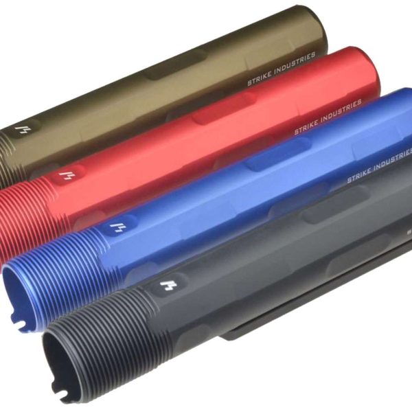 Strike ARARET7RED Advanced Receiver Extension  AR-15, AR-10 Red Anodized Aluminum
