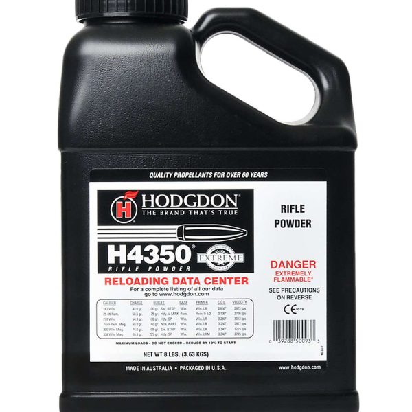 Hodgdon H4350 Rifle Powder — 8 lb Canister