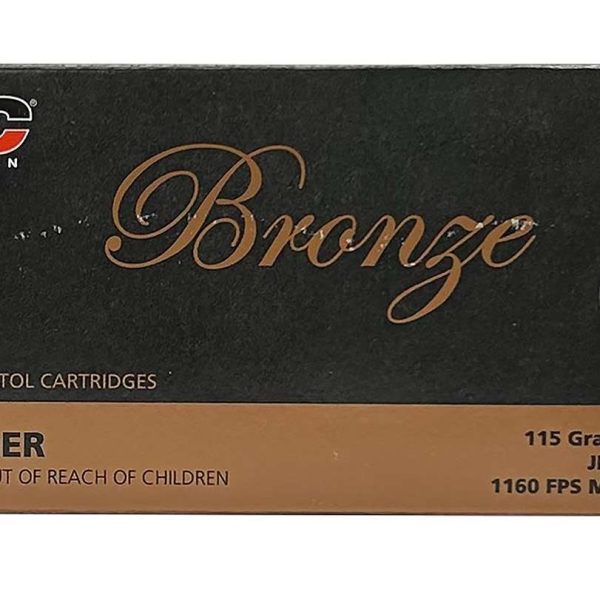 PMC Bronze 9mm 115gr — 50 rds