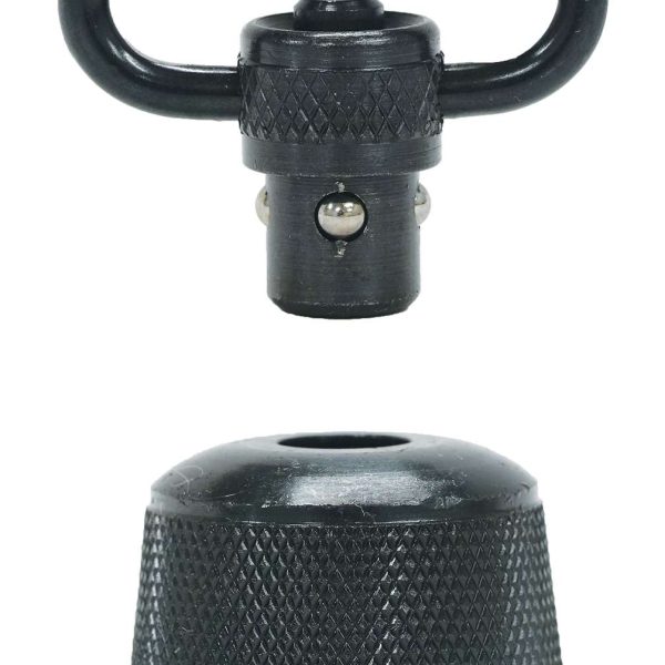 GrovTec US Inc GTSW296 Mag Cap  Shotgun 1" Push Button Black Oxide Remington 870 Express 12 Gauge Steel