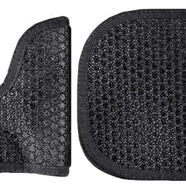 DeSantis Gunhide M44BJ02Z0 Super Fly  Pocket Black Rubberized Fabric Pocket Fits S&W J Frame Ambidextrous