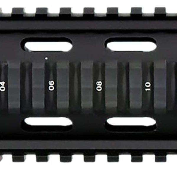 Aim Sports MT021 M4 Handguard 6" Carbine Style Made of Aluminum with Black Anodized Finish & Quad Rail