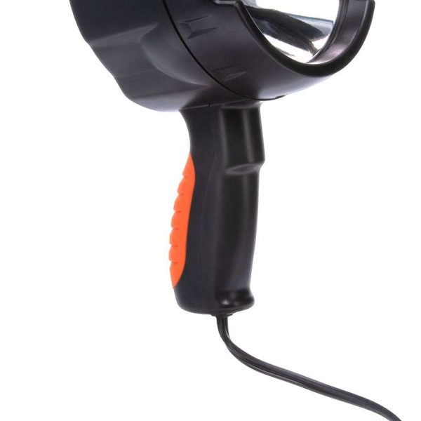 Cyclops CYCHS140012V Spotlight 12V Direct 1400 Lumens White Halogen Black Polymer 450 Meters