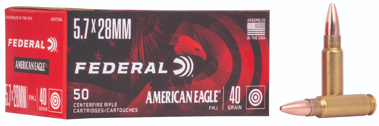 FED 5.7X28MM 40GR FMJ 50RD