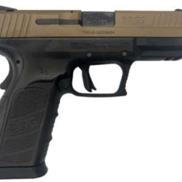 BRG 9 9MM BLACK FRAME FDE SLIDE