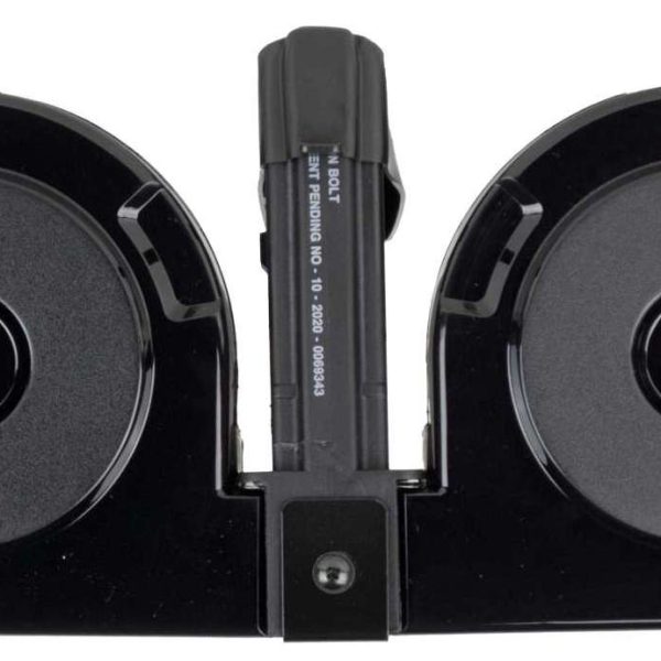 RWB DRUM AR-15 5.56 BLK WITH BLACK COVER 100RD