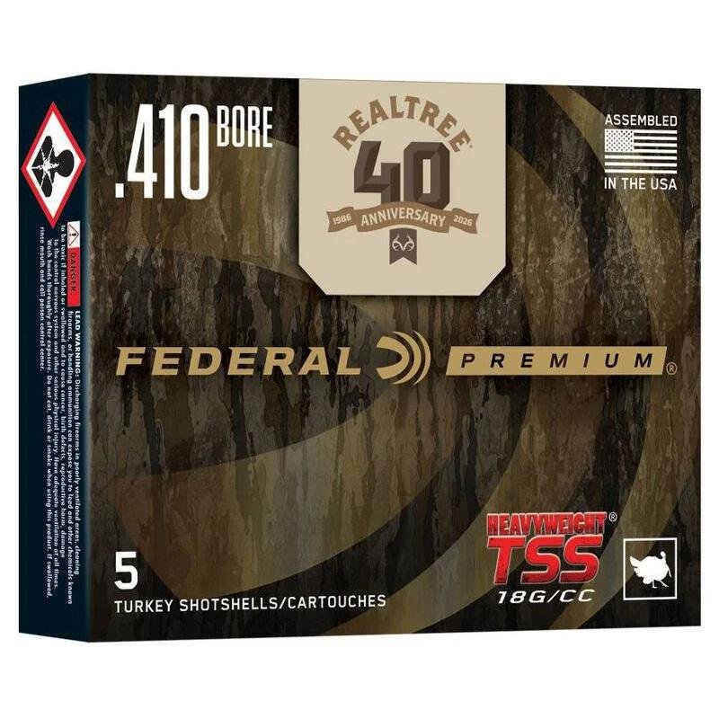 Federal Heavyweight TSS Realtree 40th Anniversary Special Edition Shotshell 410 ga 3" 13/16oz 1100 fps #9 5/ct