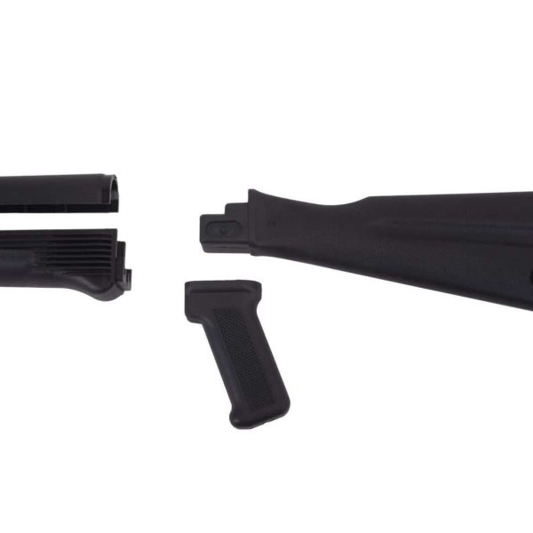 Arsenal 4 Piece NATO Length Black Polymer Stock Set