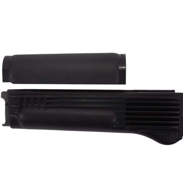 Arsenal Black Polymer Handguard Set with Stainless Steel Heat Shield for Stamped Receivers