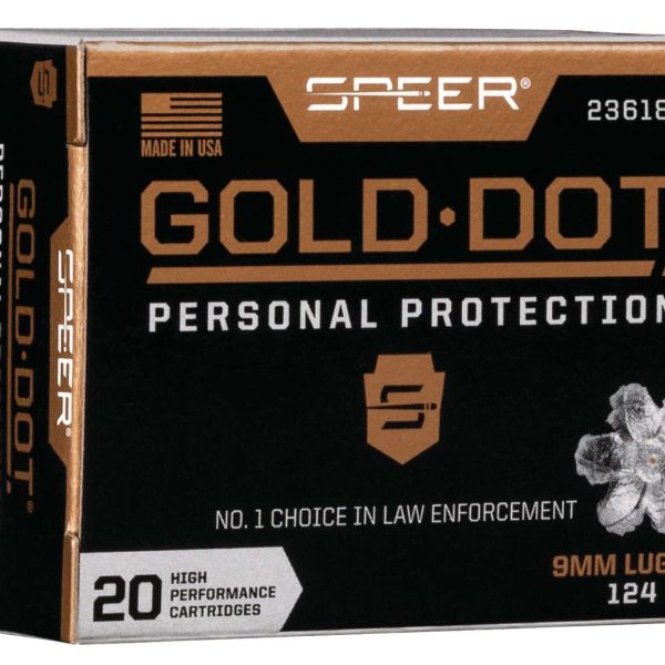 Speer Gold Dot 9mm 124gr — 20 rds
