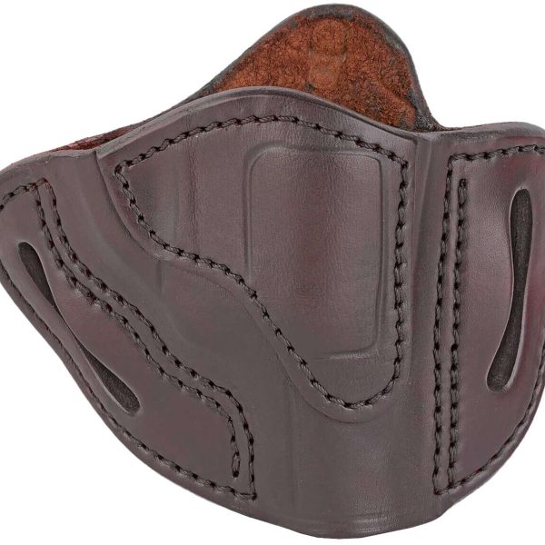 1791 Gunleather RVH1SBRR RVH1  OWB Size 01 Signature Brown Leather Belt Slide Fits S&W J Frame/Ruger LCR/S&W 38 Belt Up to 1.75" Wide Right Hand