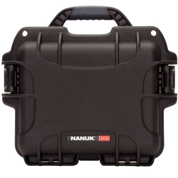 Nanuk 9081001 908  Waterproof Black Resin w/ Foam Padding&Airline Approved
