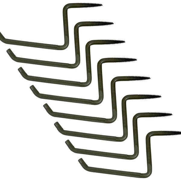 Ameristep AMSAMEAC0101 Grizzly Tree Step 6" Wide Black 8 Pack