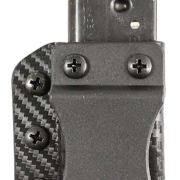 DeSantis Gunhide A100KJYYZ Persuader Mag Pouch  IWB/OWB Black Kydex Belt Clip Compatible w/ Glock 43 Ambidextrous