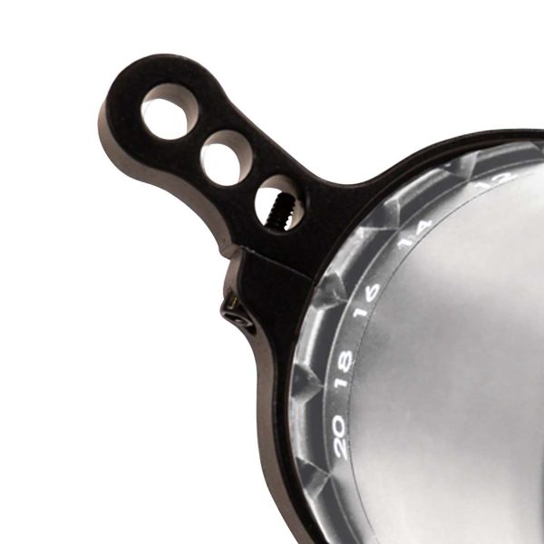 Huskemaw Optics 20SVUNI Switchview  Black Anodized Aluminum, Compatible w/Blue Diamond Scopes
