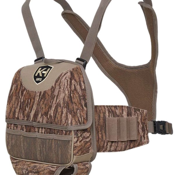 Knight & Hale KHT0103 Run N Gun Turkey Vest Chest Mossy Oak Bottomland
