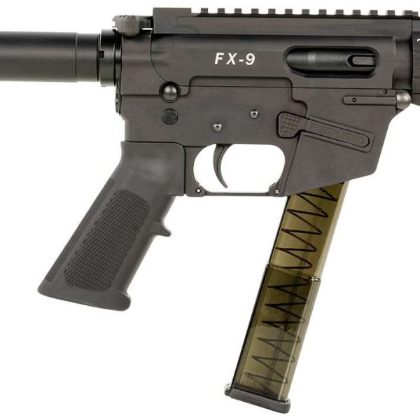 FREEDOM ORDNANCE FX9P4SBM FX-9  9mm Luger 31+1 4" Black Nitride Steel Barrel, M-LOK Handguards, Black Anodized Aluminum Picatinny Rail Receiver, Black SB Mini Brace, AR15 Grip