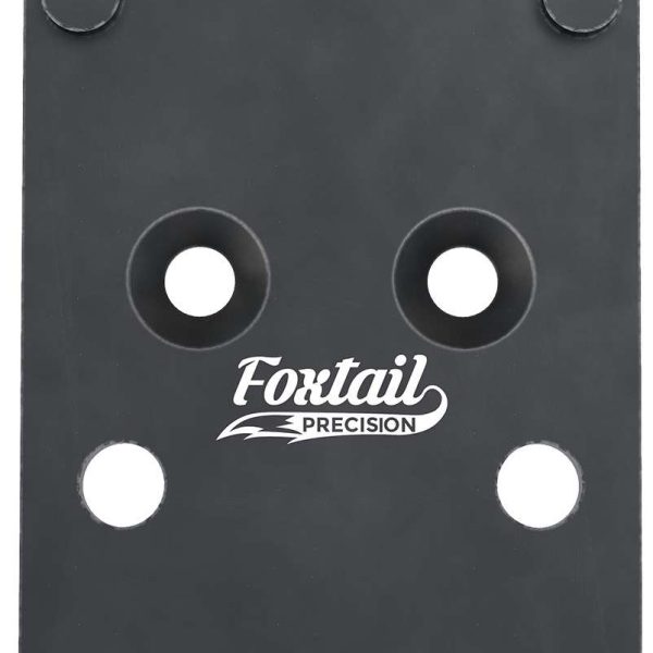 Foxtail Precision 100001 Red Dot Adapter Plate for Optics-Ready Pistol  Black Anodized CZ P10
