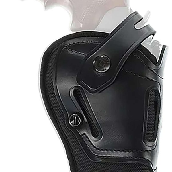 Galco SA845RB Switchback Strongside Crossdraw Belt Black Hybrid Leather-Synthetic Fits Arex Delta L Ambidextrous