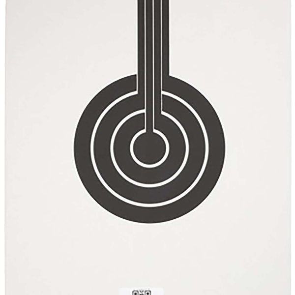 Sig Sauer SCT350 T300 Replacement Target Bullseye Hanging Black/White