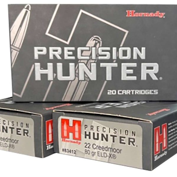 Hornady Precision Hunter .22 Creedmoor 80gr — 20 rds