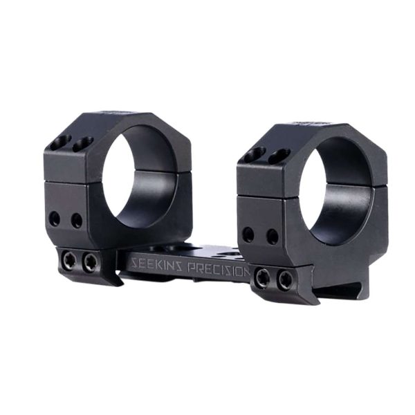 Seekins Precision 0010650112-F Precision Mount  Black 7075 Aluminum 30mm Tube