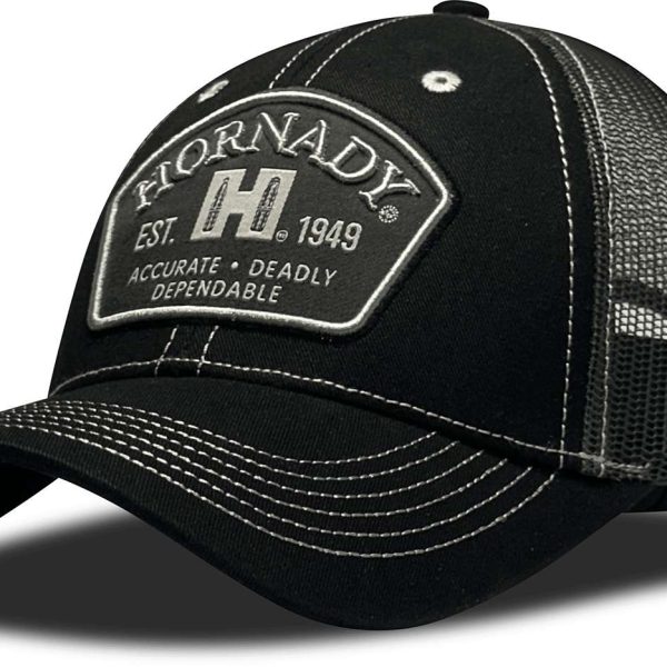 Hornady Gear 32790 Trucker  Black Hornady Patch