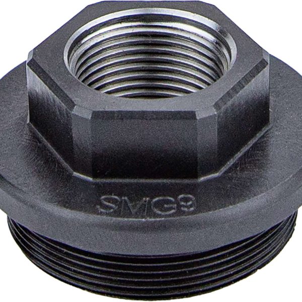 Kgm Suppressors A-SMG9-DTA-S-3 SMG9 Direct Thread Adapter Black Nitride Steel 5/8"x24 Threads