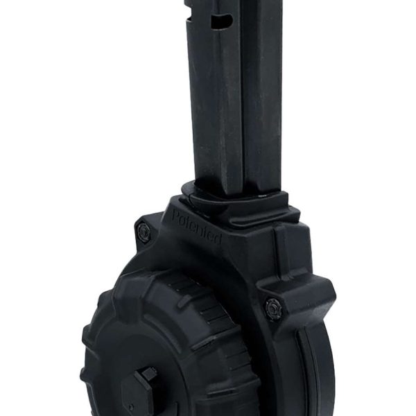 ProMag DRMA64   50rds Drum 40 S&W Black Polymer