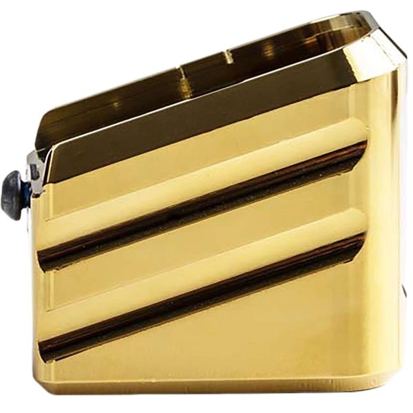 Cross Armory CRG+0MEG17GD Magazine Extension  Fits Glock 17/22/31 Gen 1-5 Gold Aluminum