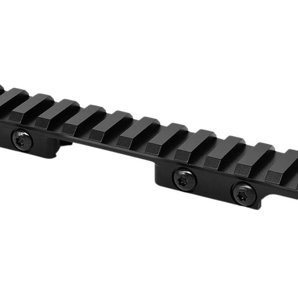 Warne 7757M  Picatinny Rail 11mm Dovetail Black Aluminum Fits CZ 457 15 MOA