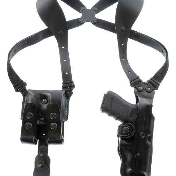 Galco VHS4212RB VHS 4.0 Shoulder System Black Leather Fits 1911 Fits 5" Barrel Ambidextrous