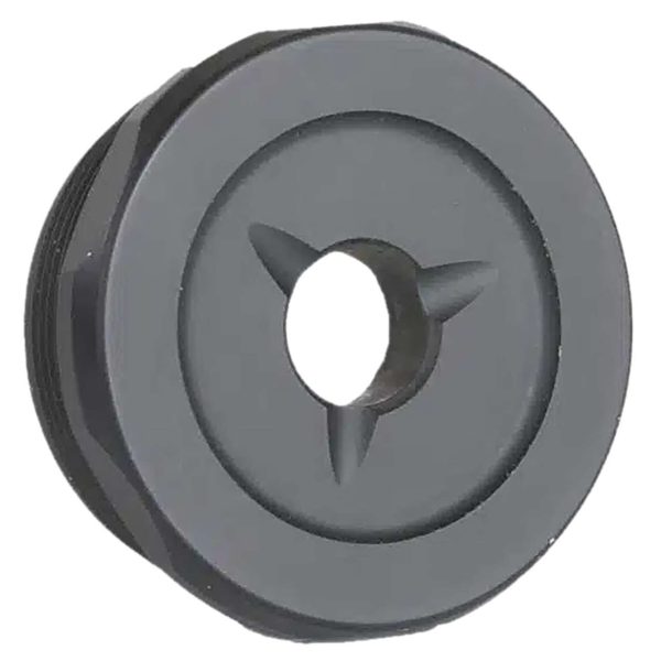 Jk Armament JK155LTEC45 LT Flash Reducer End Cap 45Cal Fits Aluminum Hard Anodized Black