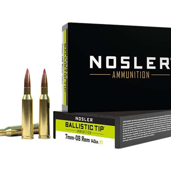 Nosler Ballistic Tip 7mm-08 Rem 140gr — 20 rds