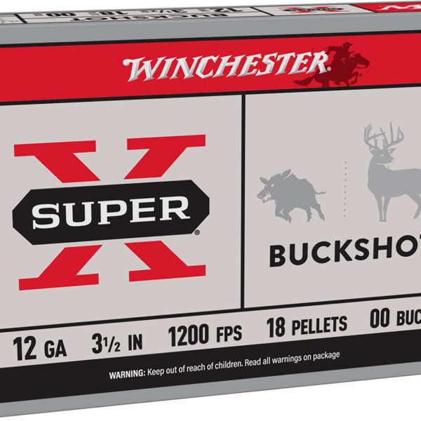 Winchester Super-X 12 ga 00 Buck — 5 rds