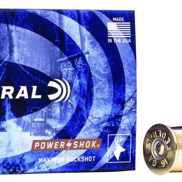 Federal PowerShok 16 ga 1 Buck — 5 rds