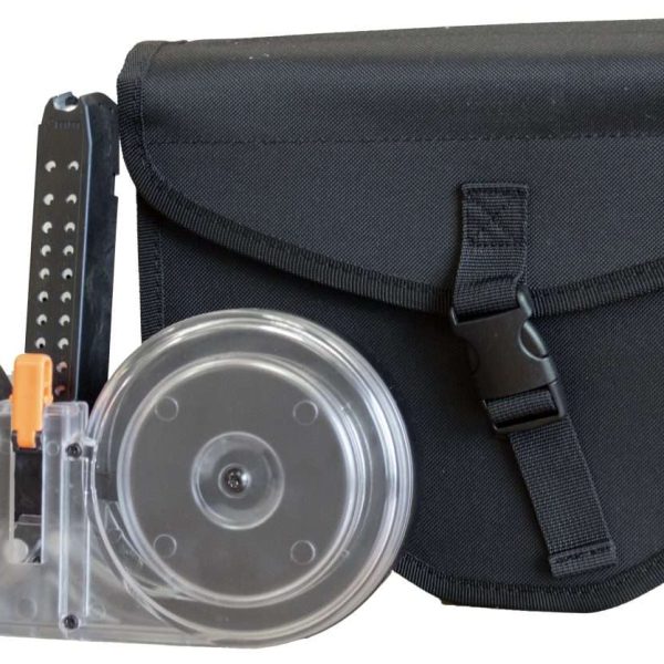 RWB GLOCK DRUM 9MM 100RD BLACK/CLEAR (10)