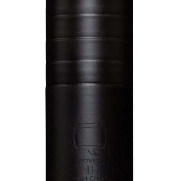 Q SHORT CHOP SUPPRESSOR 8.6 BLK SS 1.75" BLACK REAR END