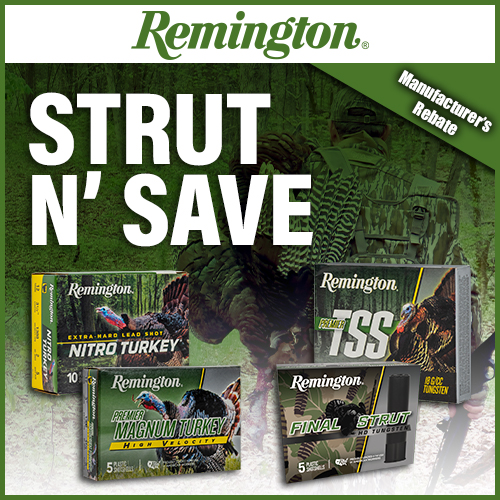 Remington Turkey Ammo Rebate — $3-$5/Box