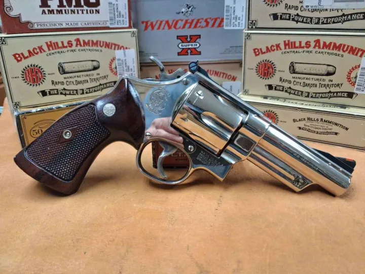 Smith & Wesson Pre-Model 29 — 5-Screw .44 Magnum | Factory Nickel | 4-inch Barrel | S169056