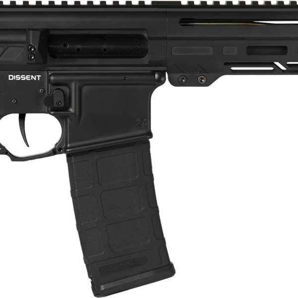 CMMG 55A938FAB Dissent  5.56x45mm NATO 30+1 6.50", Black Cerakote Rec, OEM Grip, Picatinny Buffer Adapter, Zeroed Drop-In Single Stage Trigger