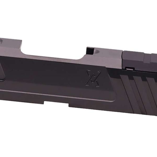 True Precision Inc TPSHCSBCRMS Axiom Optic Cut Slide Fits Springfield Hellcat Black DLC Anodized 416R Stainless Steel