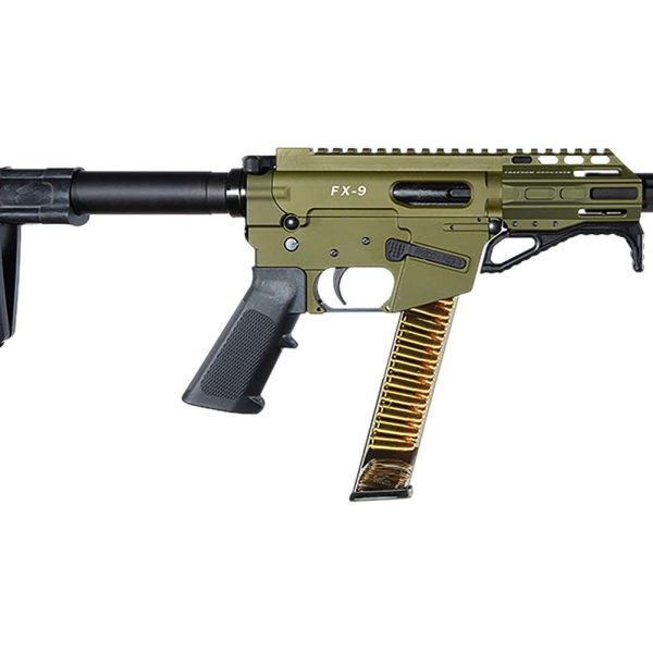 FREEDOM ORDNANCE FX9P4SBM-ODG FX9P  9mm Luger 4" OD Green
