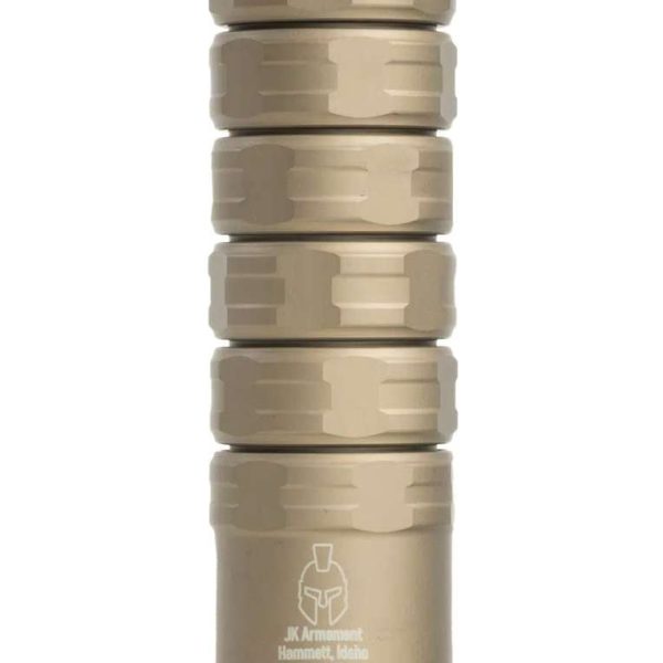 Jk Armament JK155RPX9KFDE RPX 155 9mm 1.55" Flat Dark Earth Aluminum/Titanium 1/2"x28