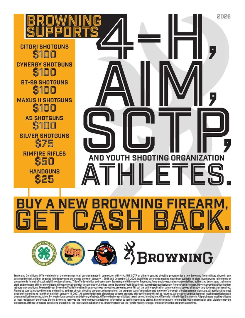 Browning Youth Rebate