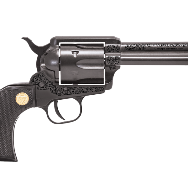 CHIAPPA 1873 REVOLVER SAA 22LR PISTOL BLACK 4.75" ENGRAVED FRAME