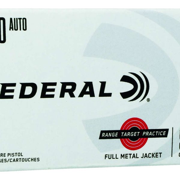Federal RTP38095 Range & Target  380ACP 95gr Full Metal Jacket 50 Per Box/20 Case