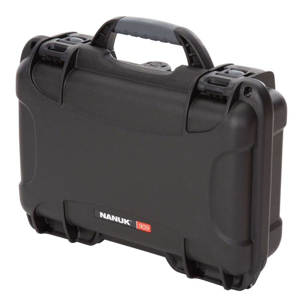 Nanuk 9091001 909  Waterproof Black Resin w/ Foam Padding&Airline Approved