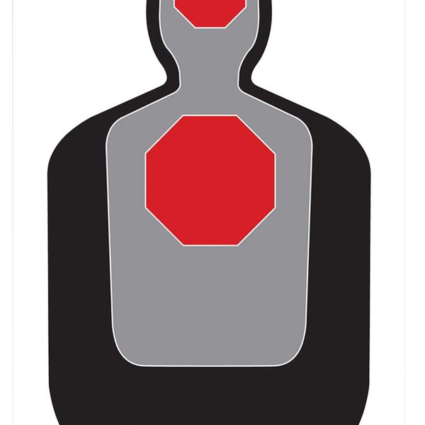 Birchwood Casey 37043 EZE-Scorer BC-19 Silhouette Paper Target 23" x 35" 100 Per Pkg