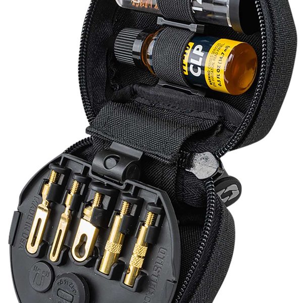Otis FG753G 3-Gun Competition Cleaning Kit Multi-Caliber 12 Gauge Firearm Type Universal Bronze Bristle
